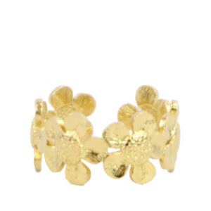 Adjustable stainless steel ring with a smooth finish for everyday wear.