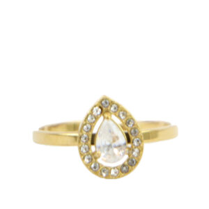 Adjustable stainless steel ring with a smooth finish for everyday wear.