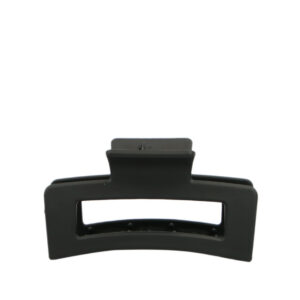 Wide rectangular hair claw with a smooth matte finish and secure everyday hold.