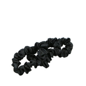 Printed fabric scrunchie with elastic hold for everyday styling.