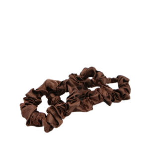 Printed fabric scrunchie with elastic hold for everyday styling.