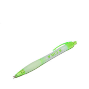 MUY branded click-action ballpoint pen.