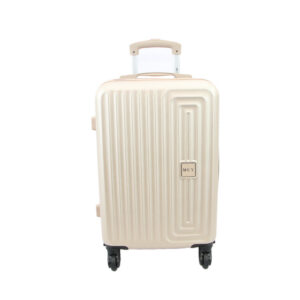 Expandable suitcase with smooth spinner wheels