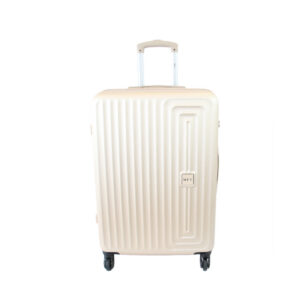 Expandable suitcase with smooth spinner wheels