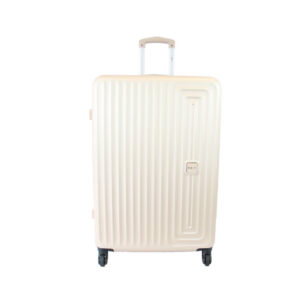 Expandable suitcase with smooth spinner wheels