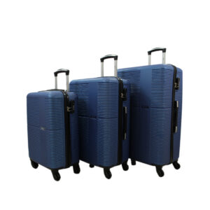 Sleek and sturdy 3-piece luggage set