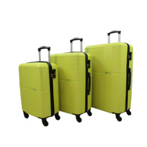 Sleek and sturdy 3-piece luggage set