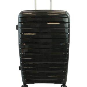 Sleek, lightweight hardshell luggage with smooth spinner wheels