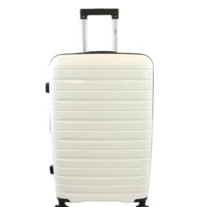 Sleek, lightweight hardshell luggage with smooth spinner wheels