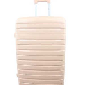 Sleek, lightweight hardshell luggage with smooth spinner wheels