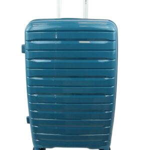 Sleek, lightweight hardshell luggage with smooth spinner wheels