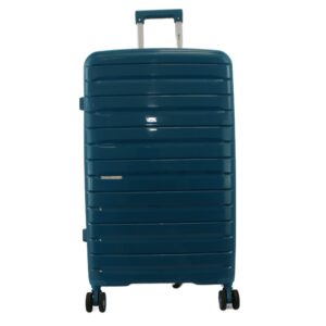 Sleek, lightweight hardshell luggage with smooth spinner wheels
