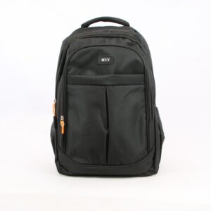 Classic backpack with multiple zip compartments and padded design for daily use.