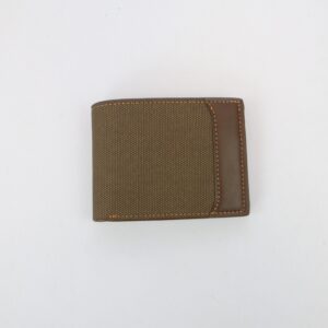 Textured fold design with practical card and cash storage mens wallet