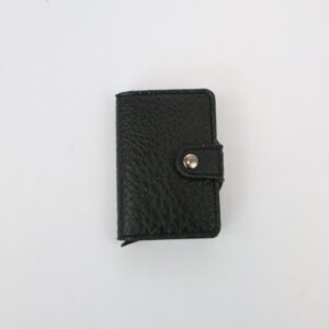 Compact snap-closure design with organised card storage mens wallet