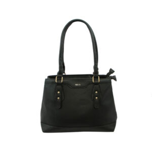 Shoulder bag with structured silhouette, double strap detailing and spacious interior for everyday use.