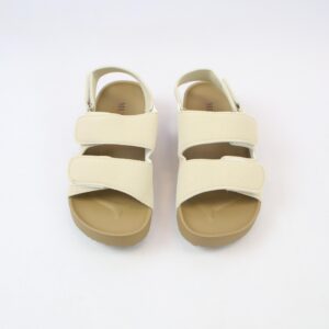 Casual double strap sandals with adjustable fastening and cushioned sole for everyday comfort.
