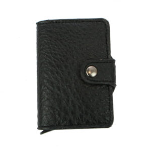 Compact snap-closure design with organised card storage mens wallet