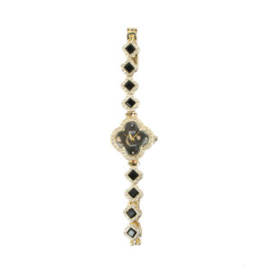 Women?s quartz wrist watch with decorative strap detail for everyday and occasion wear.