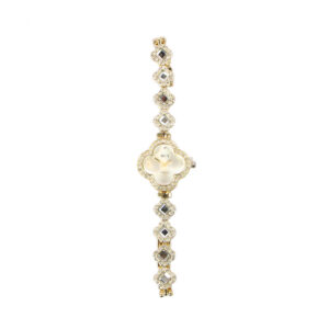 Womens quartz wrist watch with decorative strap detail for everyday and occasion wear.