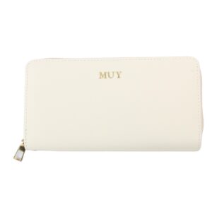 Classic zip around long wallet with multiple compartments for cards and cash.