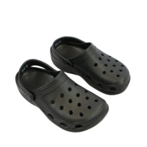 Lightweight clog-style sandals with perforated upper and adjustable back strap for everyday comfort.