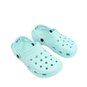 Lightweight clog-style sandals with perforated upper and adjustable back strap for everyday comfort.