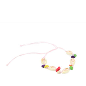 Sea-inspired anklet with starfish charms and decorative bead detailing.