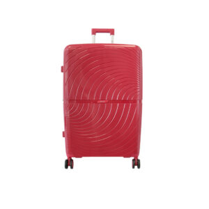 Hardshell Luggage with spinner wheels and textured design.
