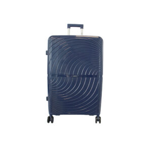 Hardshell Luggage with spinner wheels and textured design.
