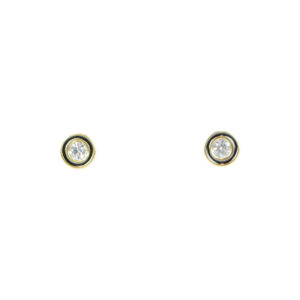 Stainless Steel Crystal Stud Earrings