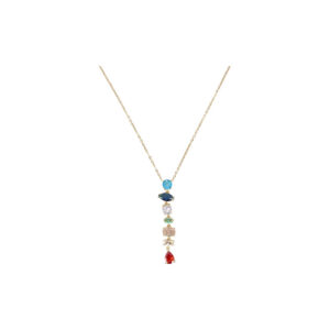 Aurora Gem Bar Necklace