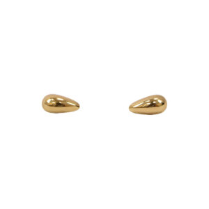 Stainless Steel Curved Bar Stud Earrings