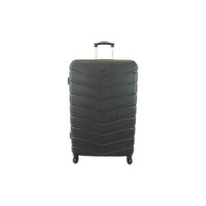 Hard shell luggage set with smooth spinner wheels for easy travel