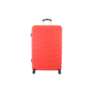 Hard shell luggage set with smooth spinner wheels for easy travel