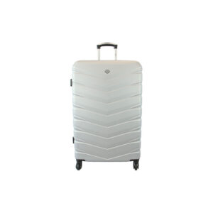 Hard shell luggage set with smooth spinner wheels for easy travel