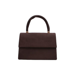 Structured Top Handle Clutch Bag