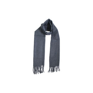 Soft Plain Scarf with Fringed Edges