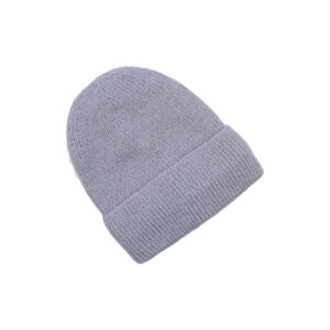 Metallic Knit Beanie Hat