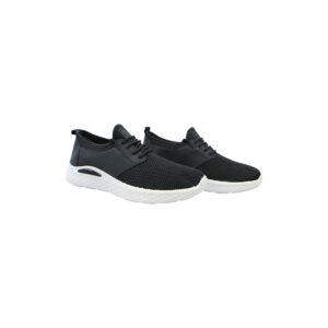Mens Knit Lace-Up Trainers