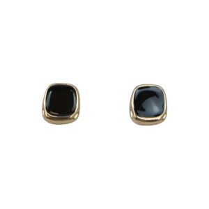 Square Stone Stud Earrings
