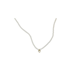 Pearl Heart Pendant Necklace