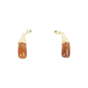 Resin Capsule Drop Statement Earrings