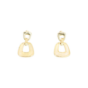 Geometric Resin Link Statement Earrings