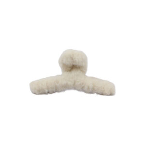 Matte Beige Hair Claw Clip