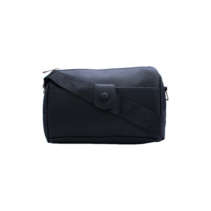 Textured Bag with Front Flap Pocket